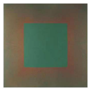 Autumn Suite (Green with Red) by Richard Anuszkiewicz