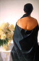 The Woman of the White Dahlias by Pau Valls Ca&ntilde;ellas