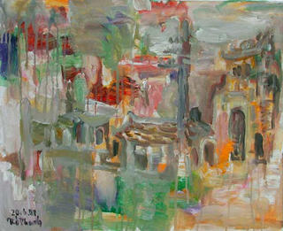 Hanoi in Rain I (Autumn) by Van Duong Thanh