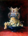 Grapes and Jar by Pau Valls Ca&ntilde;ellas