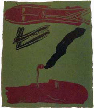 Pipesmoker by Bruce McLean