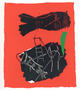 Pipa de la Paz (Rojo) de Bruce McLean