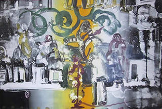 Introduction of a Blues Queen (From the Jazz Series) by Romare Bearden