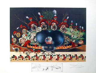 Les Montres Molles Demi Sommeil - From the Series Les D&icirc;ners de Gala by Salvador Dal&iacute;