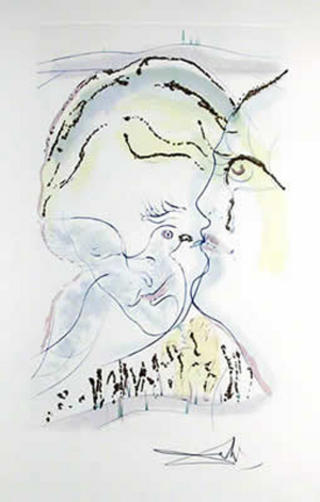 Canto 5 (from the Series The Song of Songs of King Solomon) by Salvador Dal&iacute;
