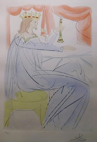 King Solomon (from the Series Our Historical Heritage) by Salvador Dal&iacute;