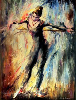 Dancer 2 by Leonid Afremov