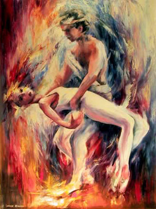 Pas de Deux by Leonid Afremov