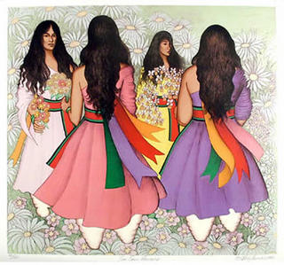 Taos Corn Dancers by Alice Asmar