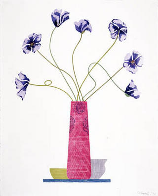 Violet Poppies by Ed Baynard