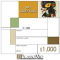 $1,000 Art Gift Certificate by PicassoMio Store