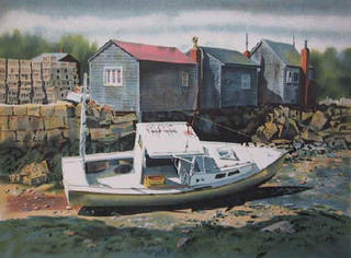 Beached Boat by Joseph Correale