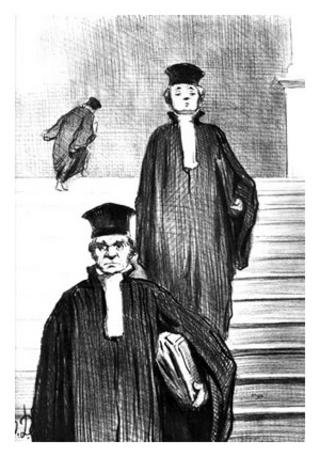 Law and Justice - Portfolio by Honor&eacute; Daumier