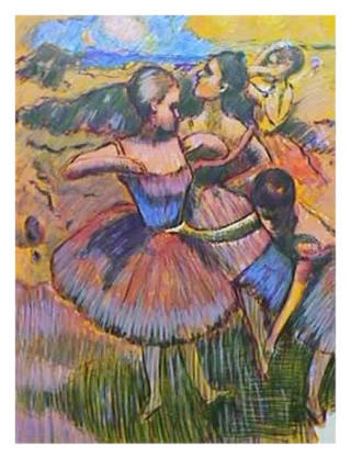 Homage to Degas by Wayne Ensrud
