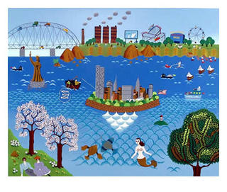 New York Fantasy by Gisela Fabian