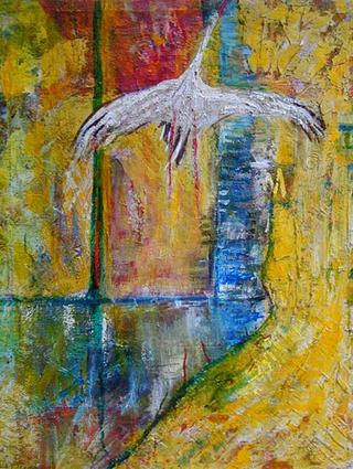 The Stork by Witold Podgorski