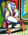 Girl at the Window by Ra&uacute;l Ca&ntilde;estro