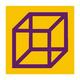 Series: Cubes in color on color by Sol LeWitt