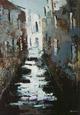 Grey Canal in Venice by Sandra Rodino