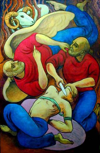 The Binding of Isaac (The Akedah) by Alan Falk