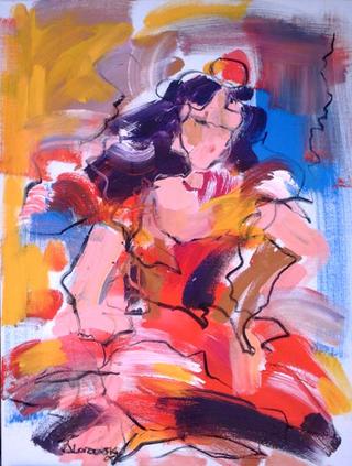 Flamenco Dancer by Alexandra Lazovski