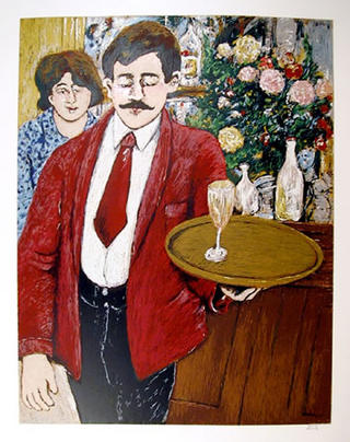 Italian Waiter by David Azuz