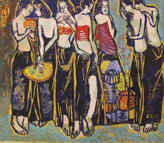 Waiting ladies by Nguyen Trong Tai