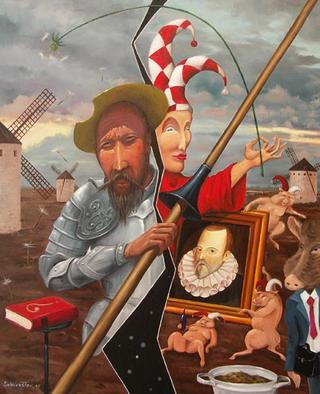 Don Quijote In Two Worlds by Alexander Seliverstov