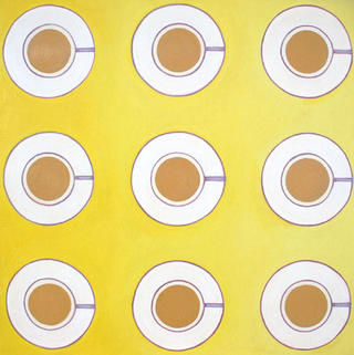 Tea Cup Grid by Courtney Miller Bellairs
