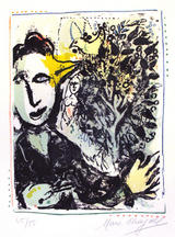 L&rsquo;Oiseau Peintre by Marc Chagall