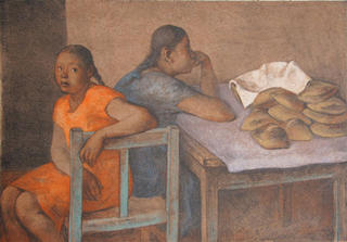 Ni&ntilde;as con Panes by Francisco Zu&ntilde;iga