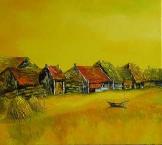 Yellow Village by Nguyen Minh Son