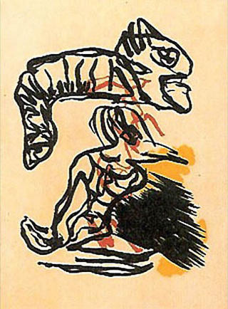 Jump Over the Head by Karel Appel