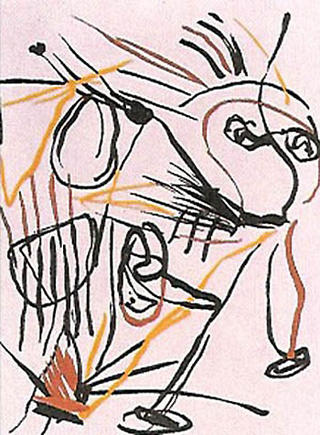 As the Wind by Karel Appel