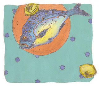 Fishdinner I by Lyn Mazzilli
