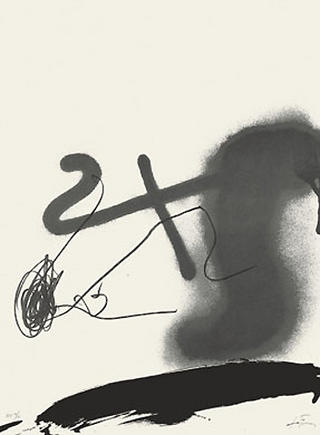 Homenatge a Penrose by Antoni T&agrave;pies