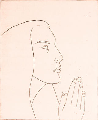 Girl Praying by Chris Gollon