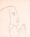 Girl Praying by Chris Gollon