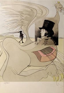 Les Caprices de Goya, plate #80 by Salvador Dal&iacute;