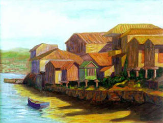 Hórreos de Combarro, Galicia by Paulino Lorenzo Tardón