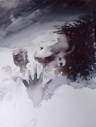Blues Singer by Juan F&eacute;lix Campos