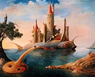 Idyll of the Floating Island by Sergey Frolakov