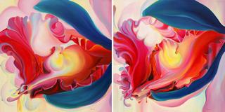 My Garden (Seed 10) - Diptych by Jitrin Thaothong