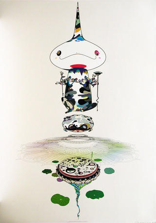 Reversed Double Helix by Takashi Murakami