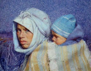 Blue Motherhood by F&eacute;lix Beristain