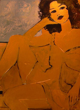 In the Train Compartment by Joanna Ewa Glazer