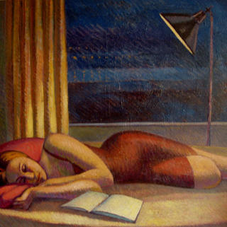 Sue Descansando, Luz de la L&aacute;mpara. 1 de John Reay