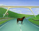 Hay un Caballo Suelto en la Carretera Resbaladiza de Martin Grover