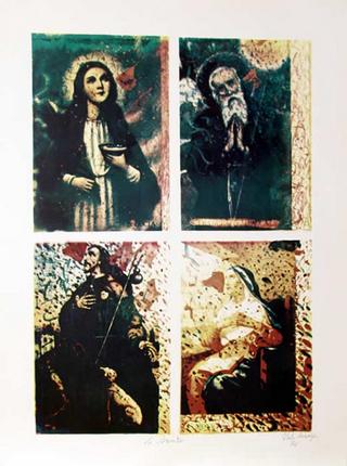 Four Saints by Italo Scanga