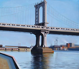 Manhattan Bridge by Lowell Nesbitt